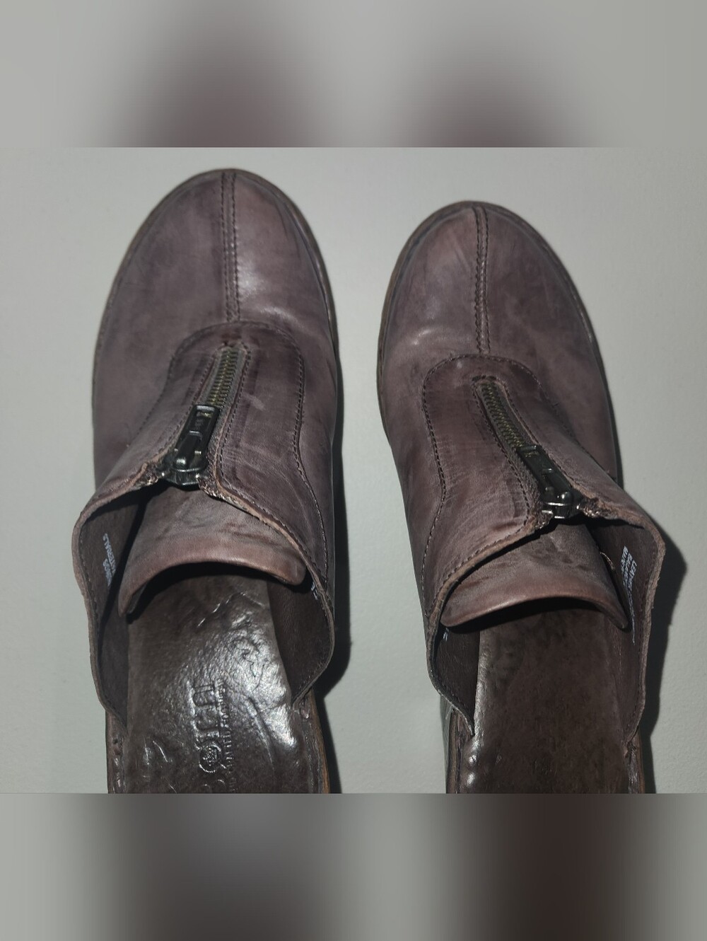 Born Leather Haledon Mule Clogs Light Brown Size 9 - Picture 9 of 10